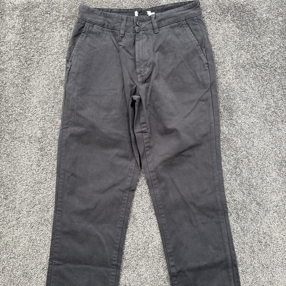 Taylor Stitch Pants Mens 28x32 The Foundation Pant Slim Chino Casual Prep Gray